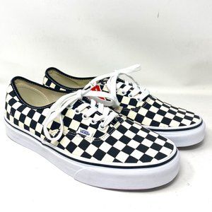 NWT VANS Authentic Golden Coast Checker Canvas Women's Size 7.5